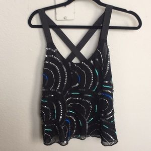 Free people size M sequin top